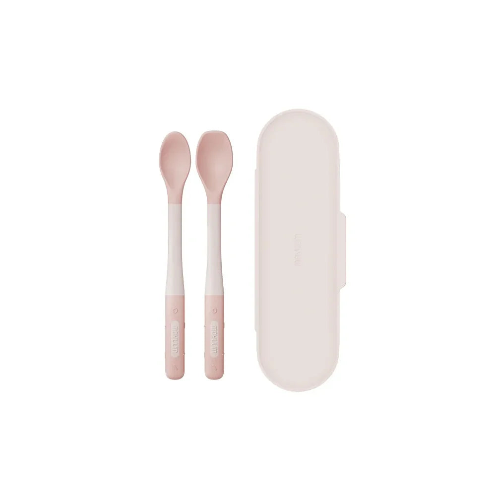Moyuum Baby Feeding Spoons(2P)w/Case Set
