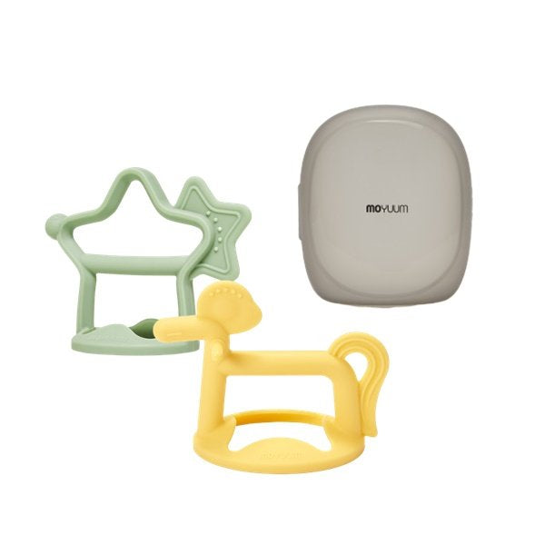 MOYUUM  Platinum Silicone Baby Teether Gift Set