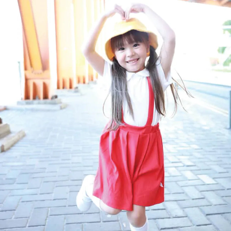 OMYMONSTER Cherry Baby Short Sleeve Bodysuit With Hat