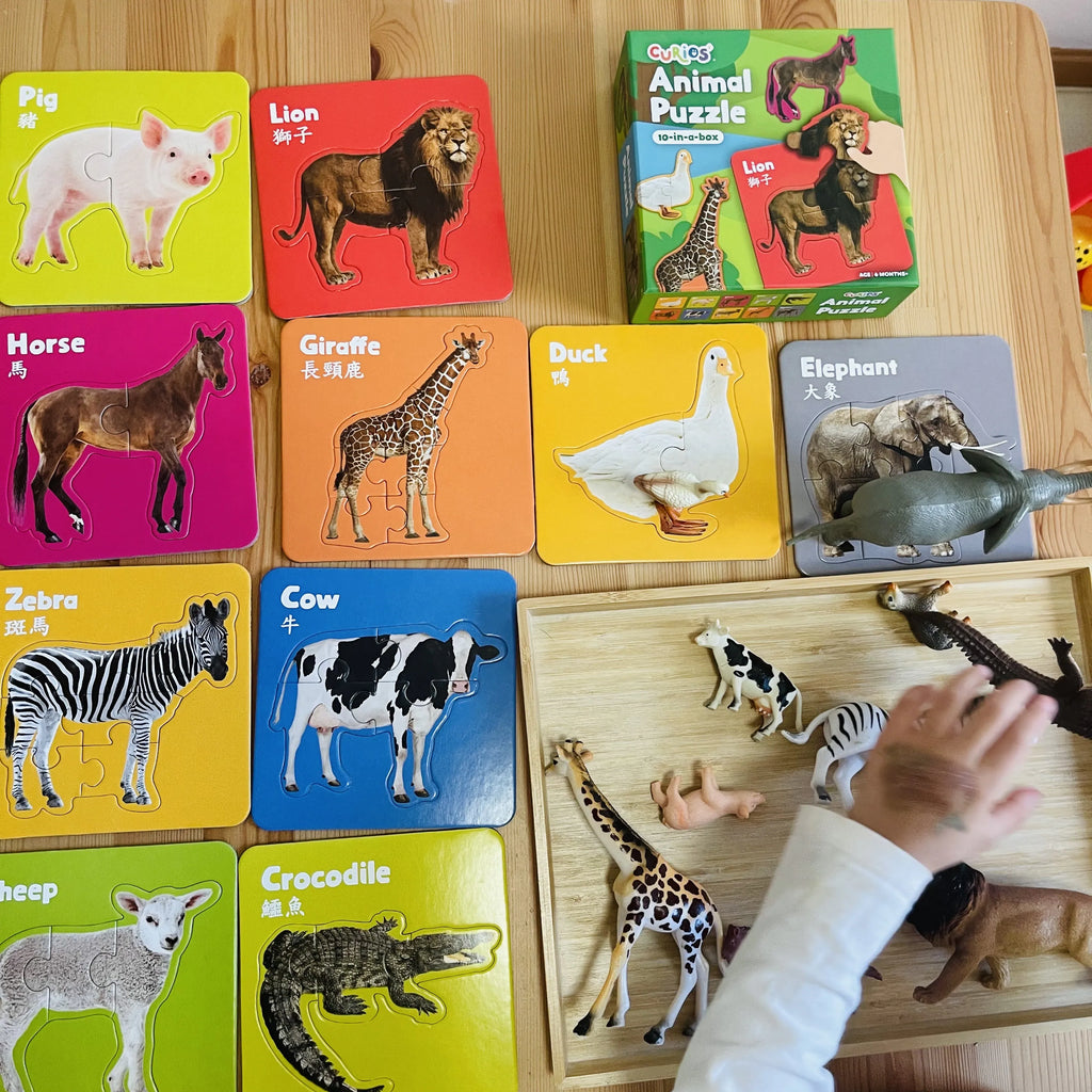 CuriosⓇ 動物幼兒拼圖（10種）