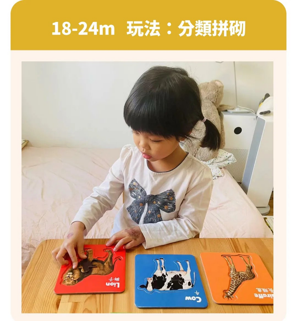 CuriosⓇ 動物幼兒拼圖（10種）