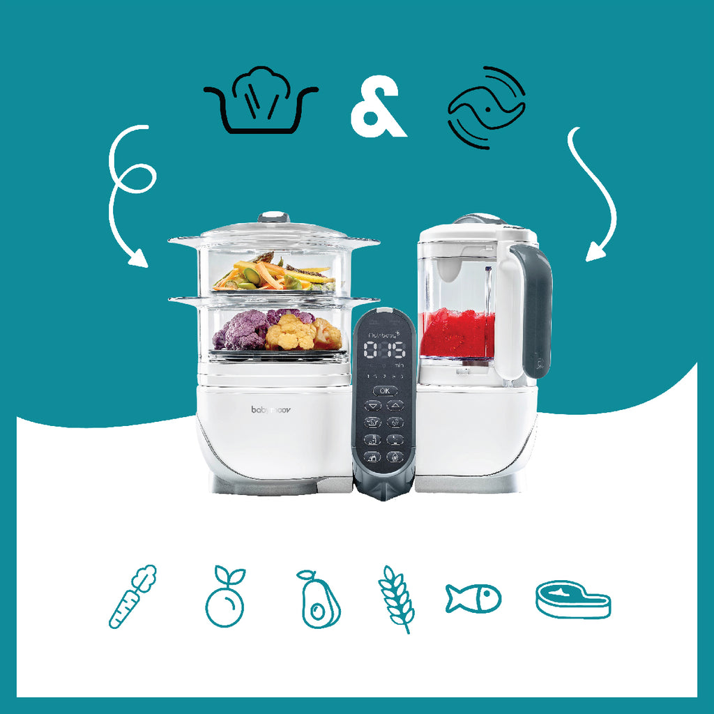 Babymoov Nutribaby(+) 6-in-1 Multi-purpose Baby Food Processor