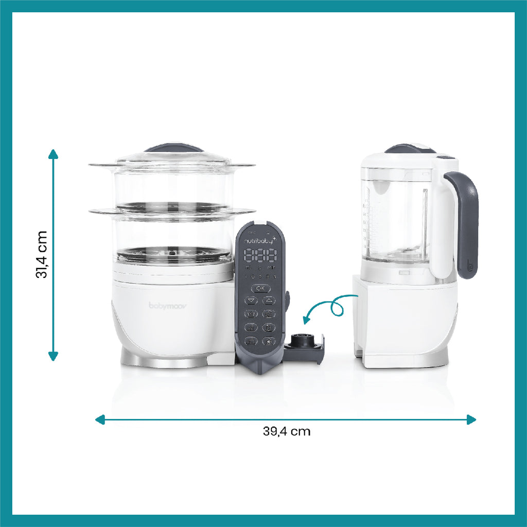 Babymoov Nutribaby(+) 6-in-1 Multi-purpose Baby Food Processor