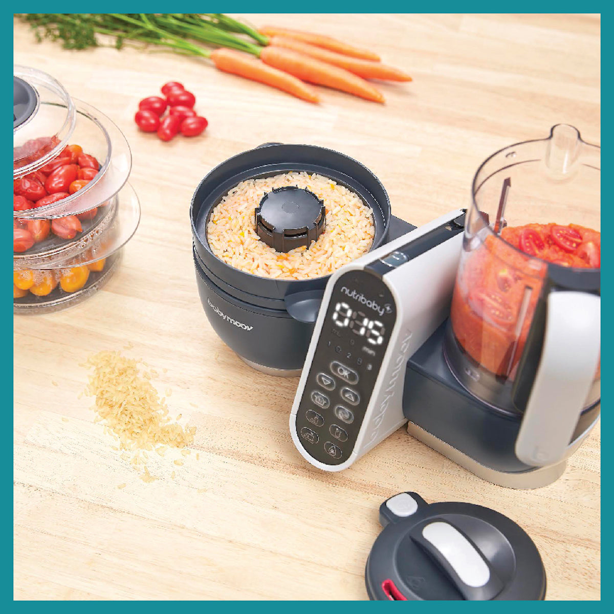 Babymoov Nutribaby(+) 6-in-1 Multi-purpose Baby Food Processor