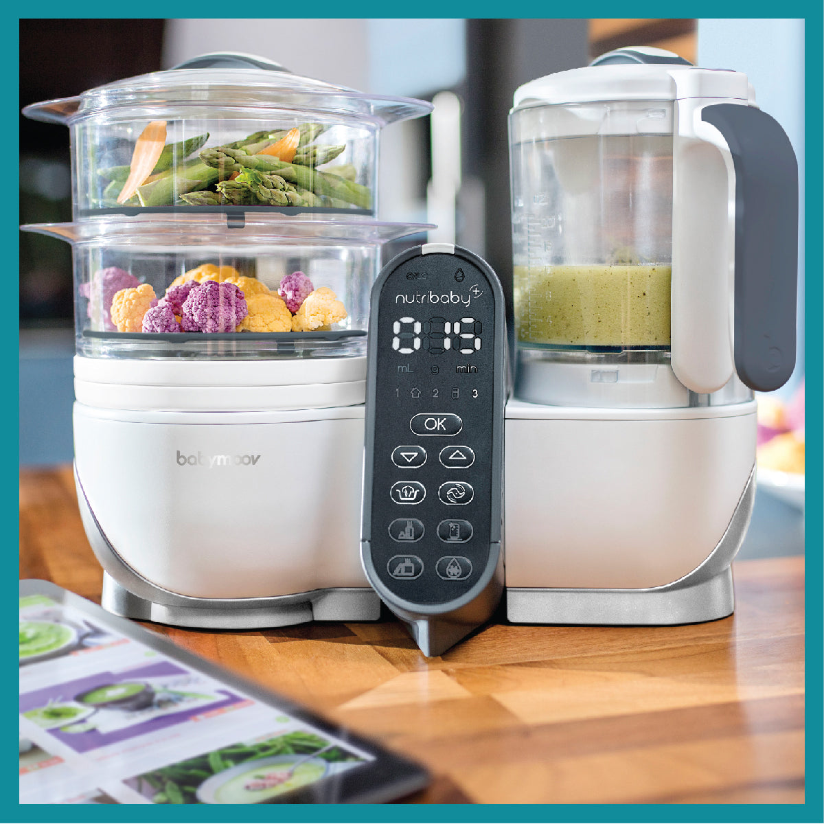 Babymoov Nutribaby(+) 6-in-1 Multi-purpose Baby Food Processor