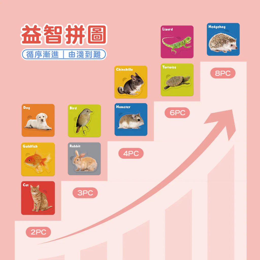 CuriosⓇ 寵物幼兒拼圖（8種）