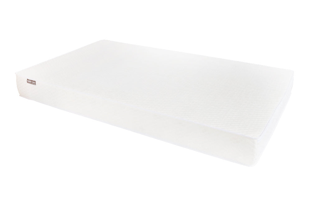 Baby Star Cozzi Baby Cot with 4" Mattress - Natural / European Beech