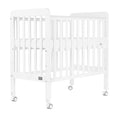 Baby Star Medi Baby Cot with 3" Mattress - White / New Zealand Pine