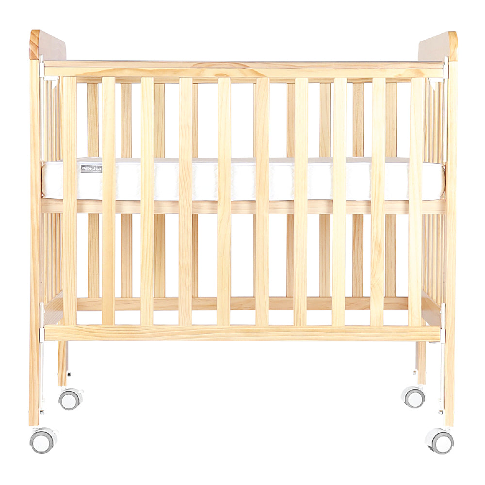 Baby Star Medi Baby Cot with 3" Mattress - Natural / New Zealand Pine