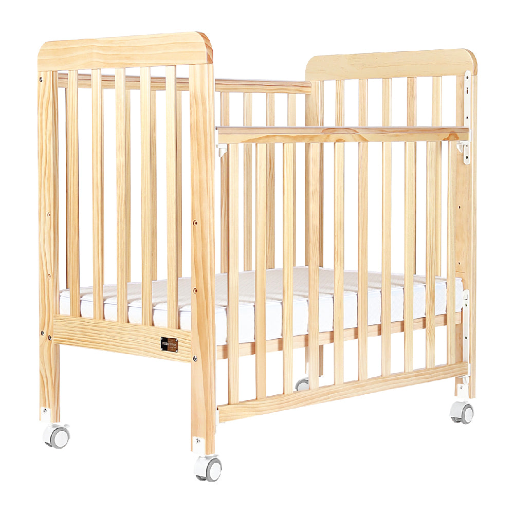 Baby Star Medi Baby Cot with 3" Mattress - Natural / New Zealand Pine