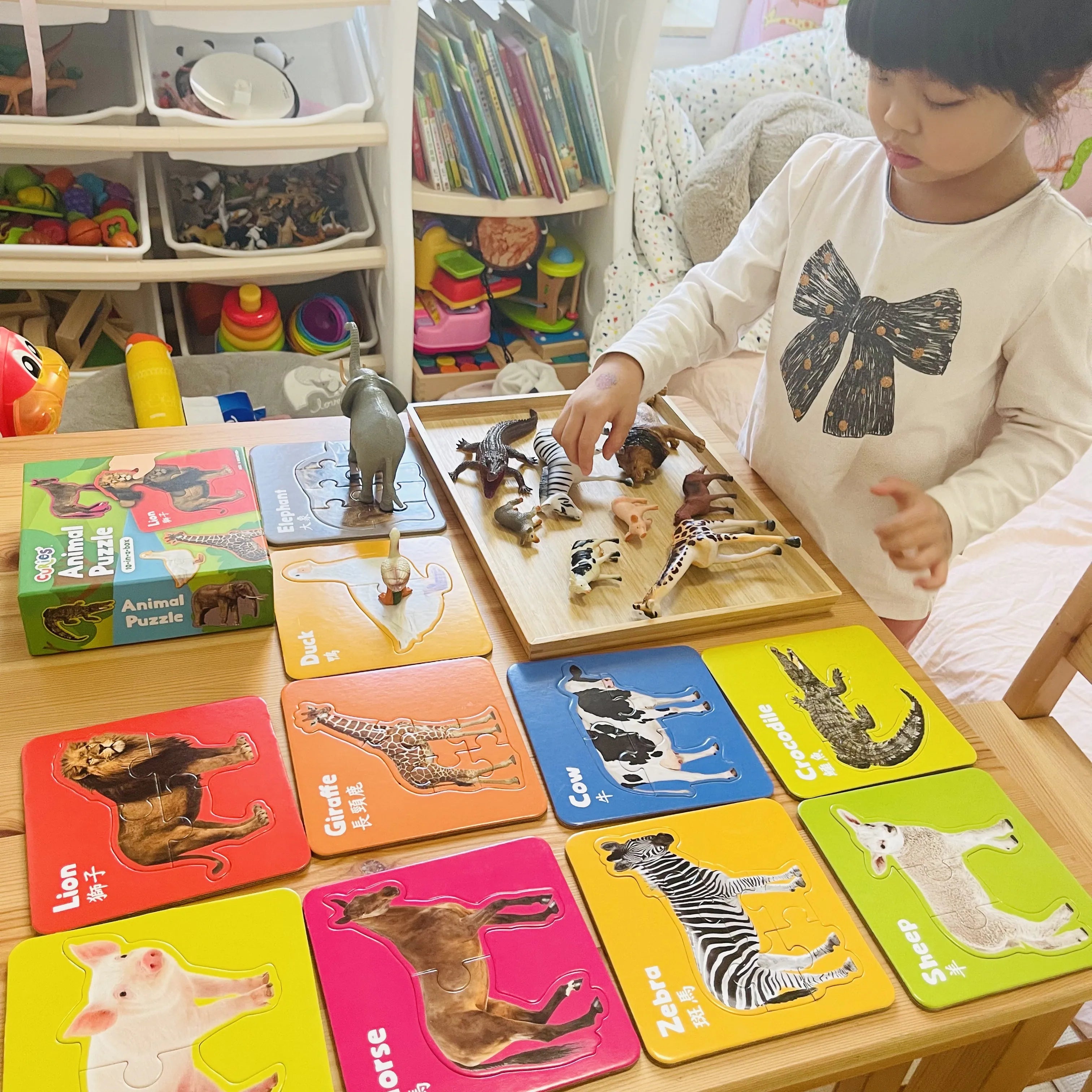 CuriosⓇ 動物幼兒拼圖（10種）