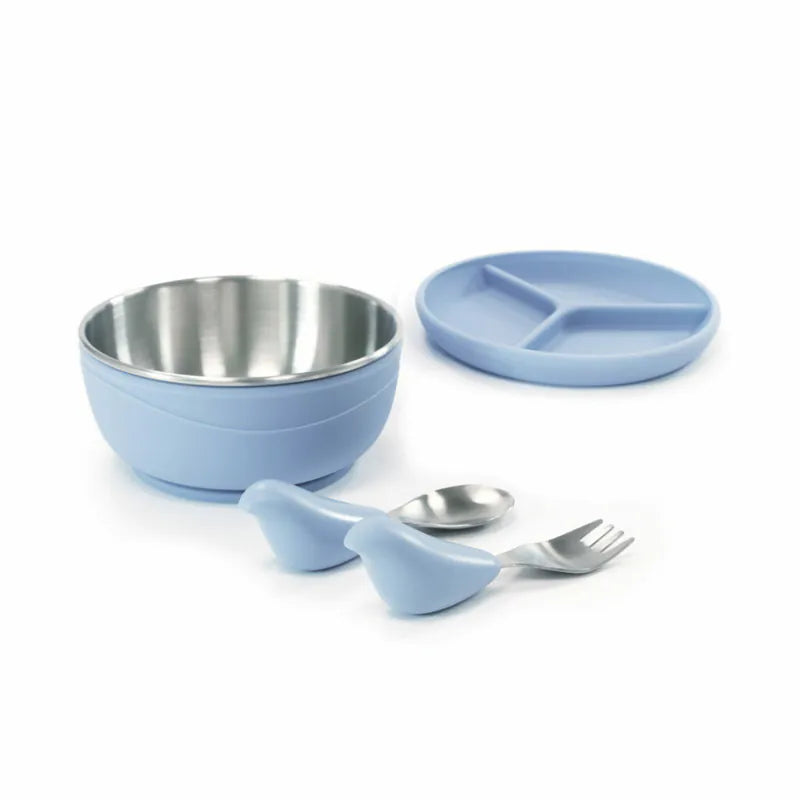CYD TERRA- PICABOO Tableware Set- Suction Bowl + Spoon + Fork