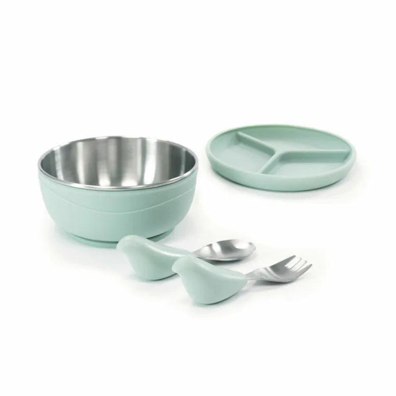 CYD TERRA- PICABOO Tableware Set- Suction Bowl + Spoon + Fork