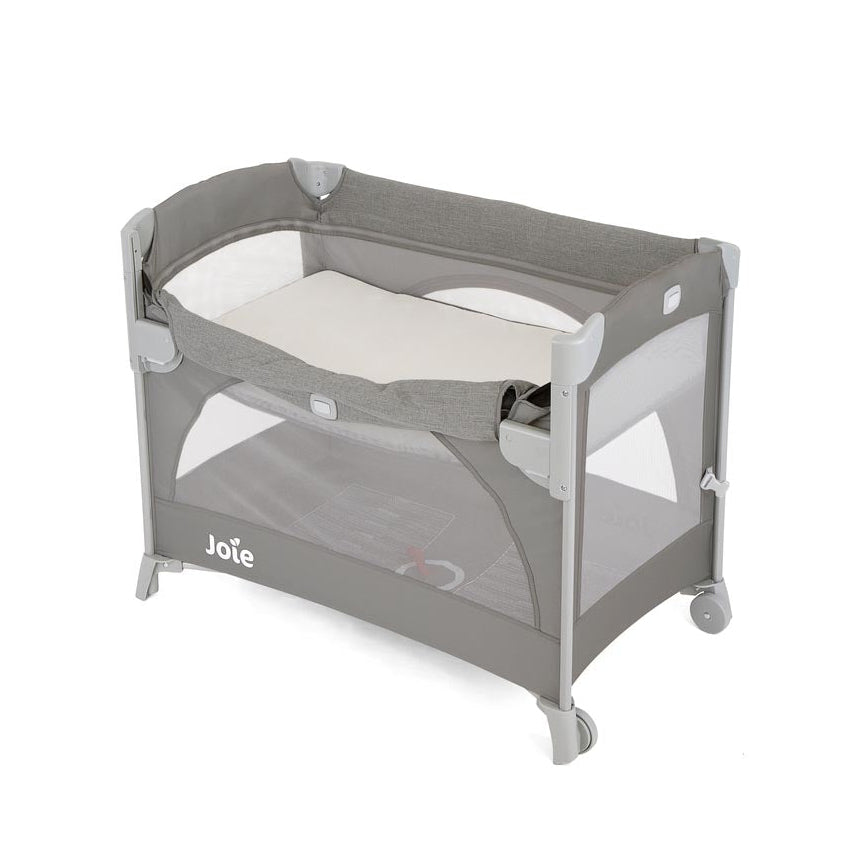 Baby Star Cozzi+ Baby Cot (Toddler Bed) with 4" Mattress - White / European Beech